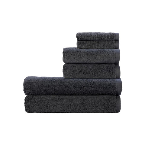 Christy Cirrus Bathroom Towel Set | 6 Piece Set | 2 Face 2 Hand 2 Bath | Lightweight Super Soft and Fluffy | Quick Dry Shower Towels | 100% Cotton