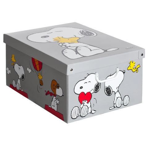Lavatelli Set of 6 Cardboard Storage Boxes with Lid Snoopy 39x50x24cm