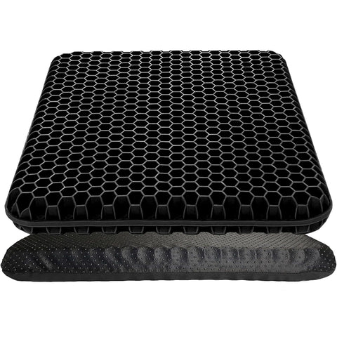 Chair Cushions,Car Seat Cushion,Honeycomb Gel wheelchair Cushion for Driving,Airplane,Travel,Orthopedic,Coccyx,Office,Desk,Pressure