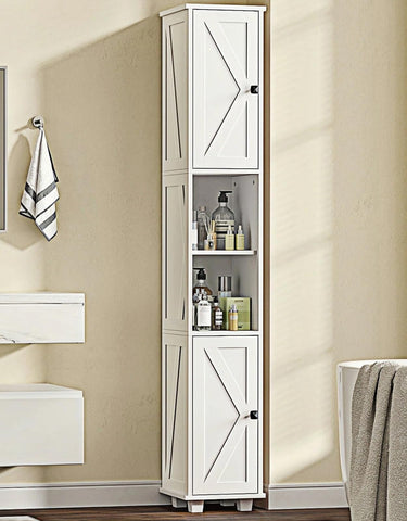 Skokliz Tall Bathroom Cabinet Storage, 180x30x30 cm Bathroom cupboards
