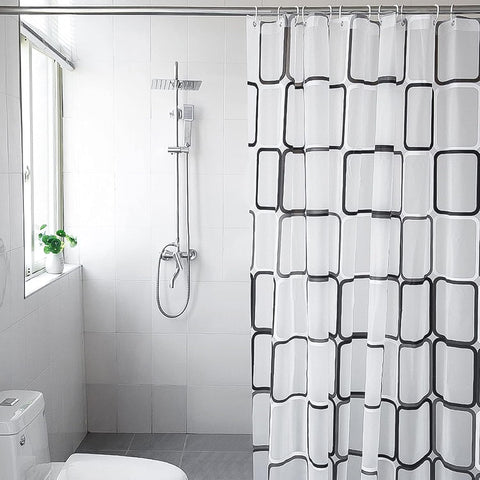 HUIBOHOU Shower Curtain, Mould Proof and Mildew Resistant Washable Bathroom Curtains, Shower Curtain for Bathroom, Bath Curtains with Hooks