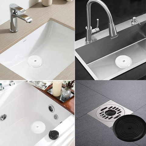 1 pack Silicone Tub Stopper,Drain Stopper Universal Sink Plug,Drain Plug for Kitchens, Bathrooms and Laundries, Sink Bathtub Drain Cover(15.3cm/6inch)