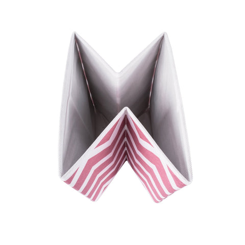 DII Fold-able Fabric Storage Container, 11 x 11 x 11-Inch, Set of 2, Rose Chevron, Small (2)