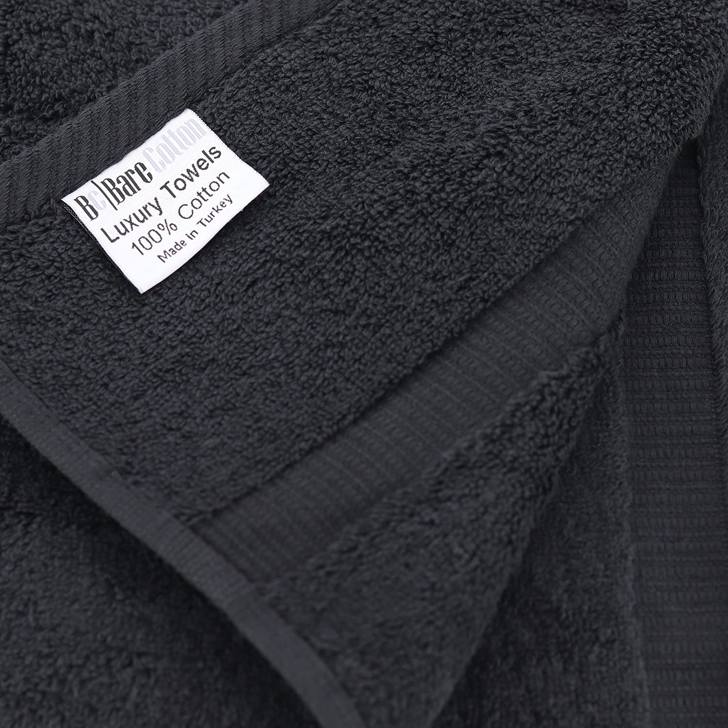 Luxury Hotel & Spa Quality, Quick Dry 100% Turkish Cotton 700 GSM, Eco Friendly Towel, for Bathroom Dobby Border Soft Bath Towel Set 27 X 54