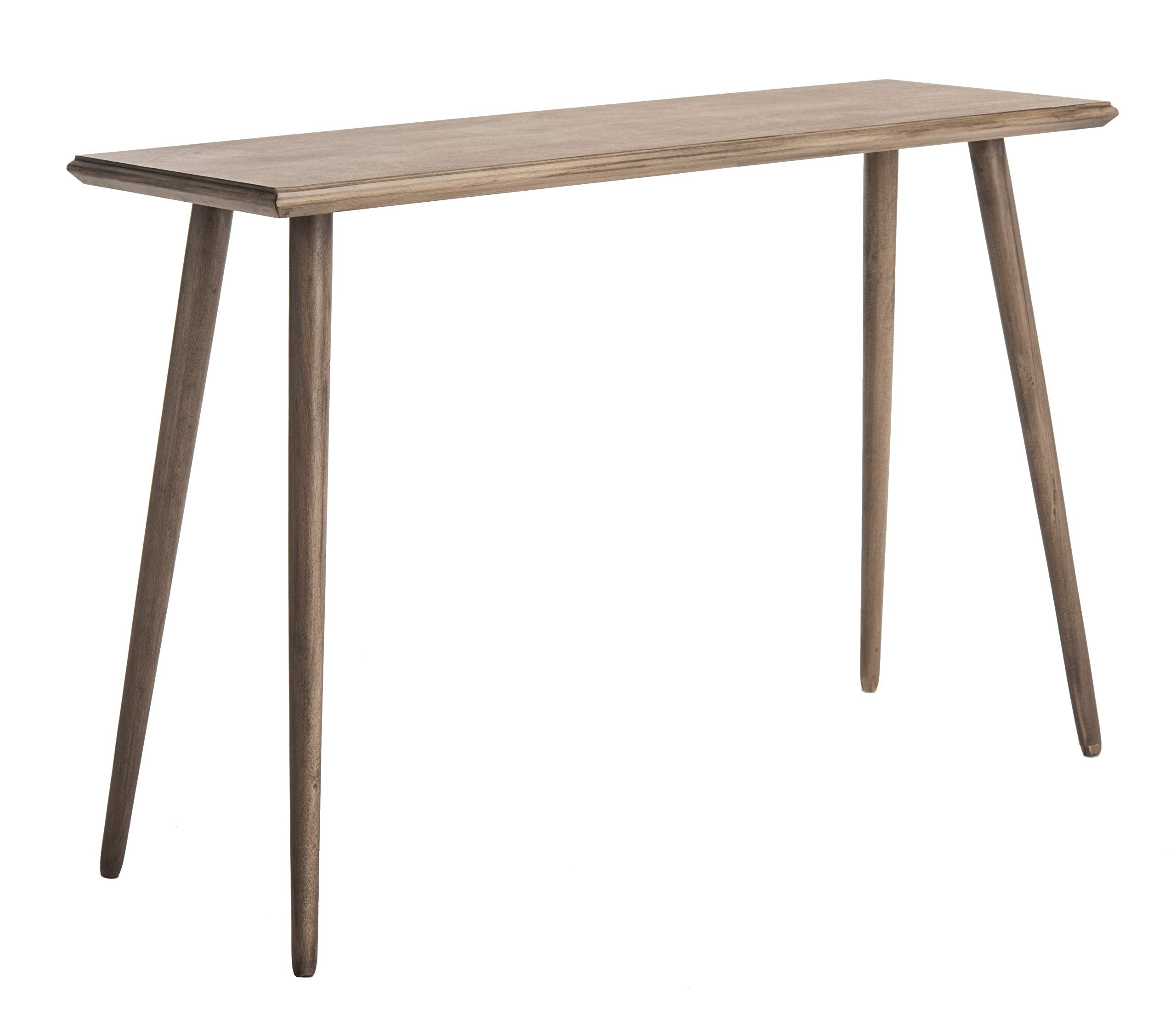 SAFAVIEH Modern Wooden Accent Table, in Chocolate, 40 X 120 X 80