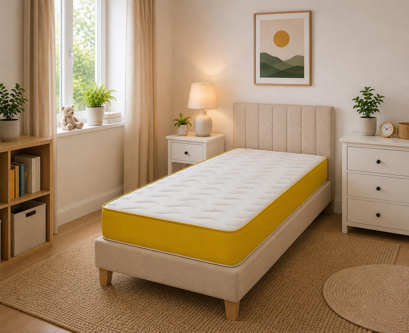 eXtreme comfort ltd Cooltouch Colours Yellow Small Single Mattress