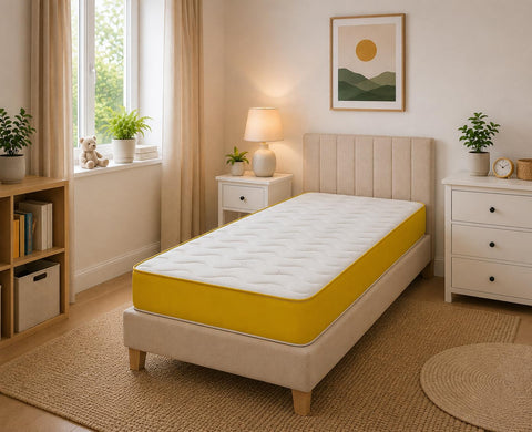 eXtreme comfort ltd Cooltouch Colours Yellow Small Single Mattress
