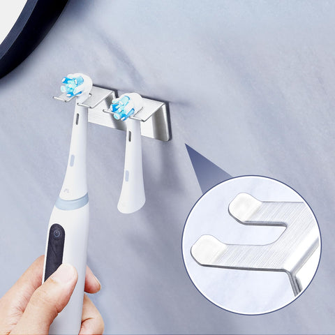 YAYINLI Electric Toothbrush Head Holder, Toothbrush Holder Wall Mounted Non Screw, Anti-Rust Toothbrush Holders for Bathroom
