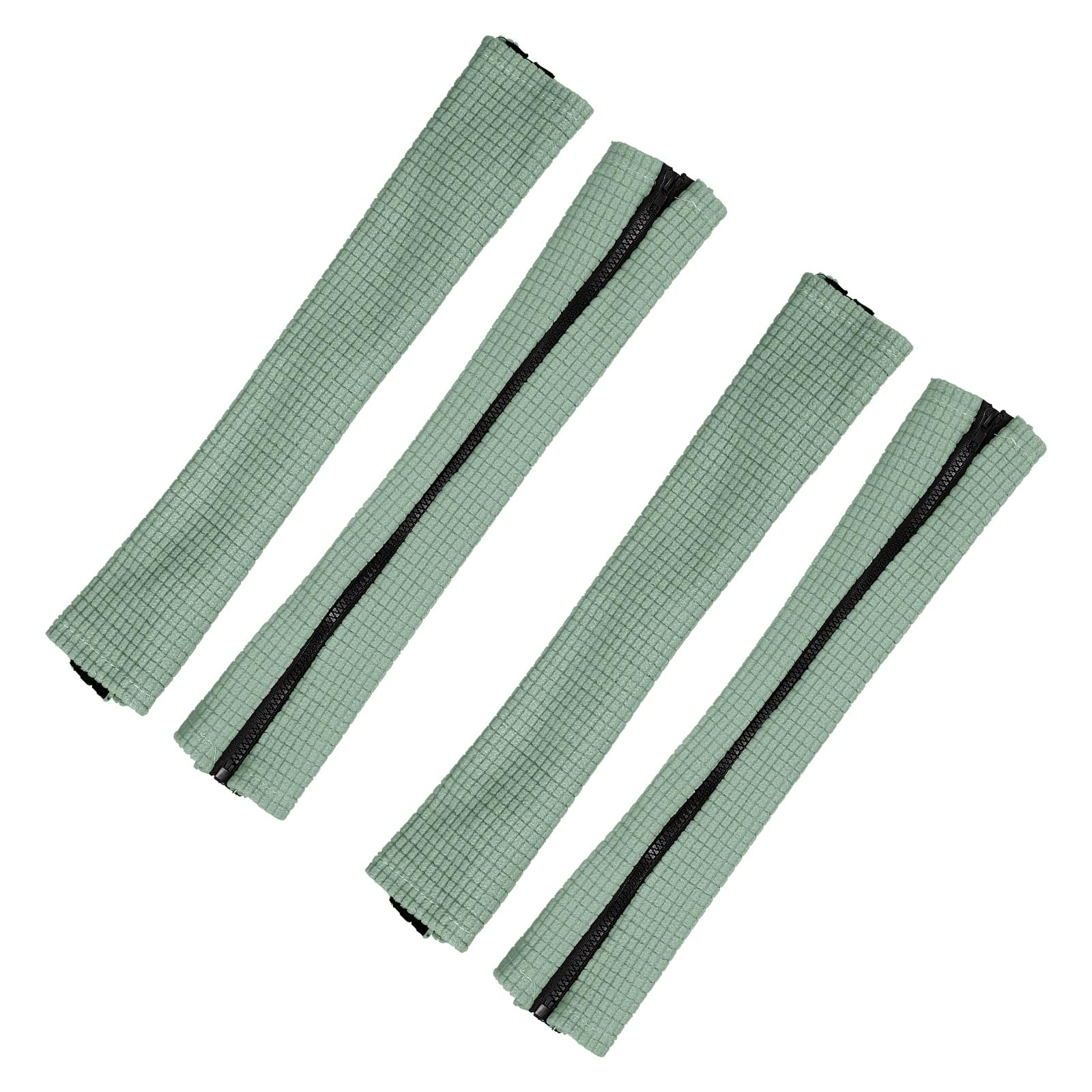 PATIKIL 55 x 9cm Office Chair Armrest Covers, 2 Pair Office Chair Arm Covers Computer Chairs Arm Rest Cover with Zipper Removable Rest Slipcover Hand