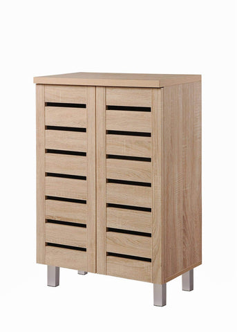 TAD TIMBER ART DESIGN UK Essentials 4 Tier Storage Cabinet Cupboard Bedroom Hallway Shelf Unit Sonoma Oak