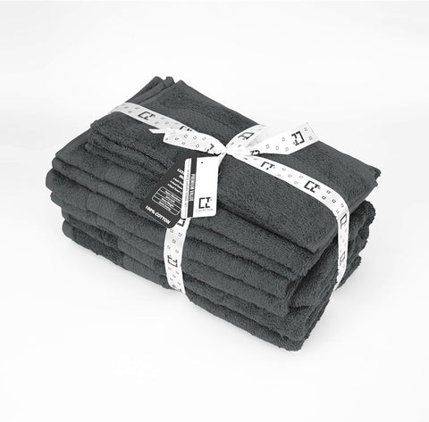DreamNights 8 Piece Towel Set - 2 Bath Towels, 2 Hand Towels and 4 Washcloths Cotton Hotel Quality Super Soft and Highly Absorbent - Gym Towel