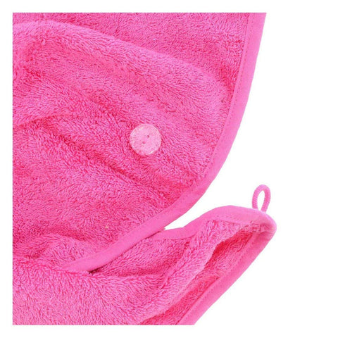 aztex Luxury Hair Turban Towel, Head Wrap Towel, Hair Drying Towel with Loop and Button Fastener, Luxury Absorbent and Lightweight Cotton