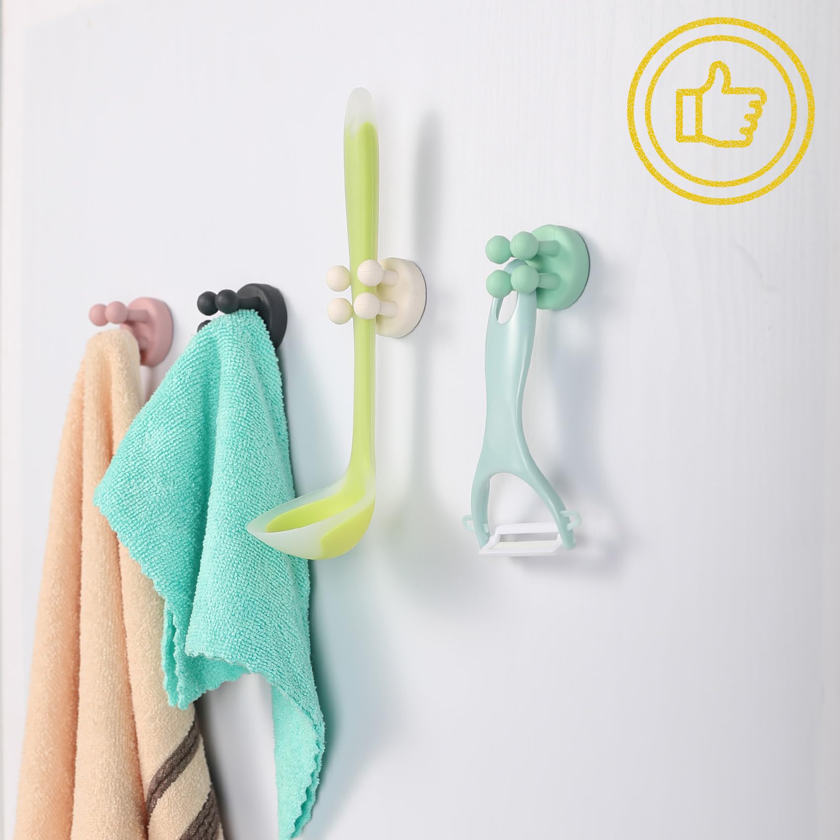 Silicone Toothbrush Holders, Multi-Function Hook Razor holder Waterproof