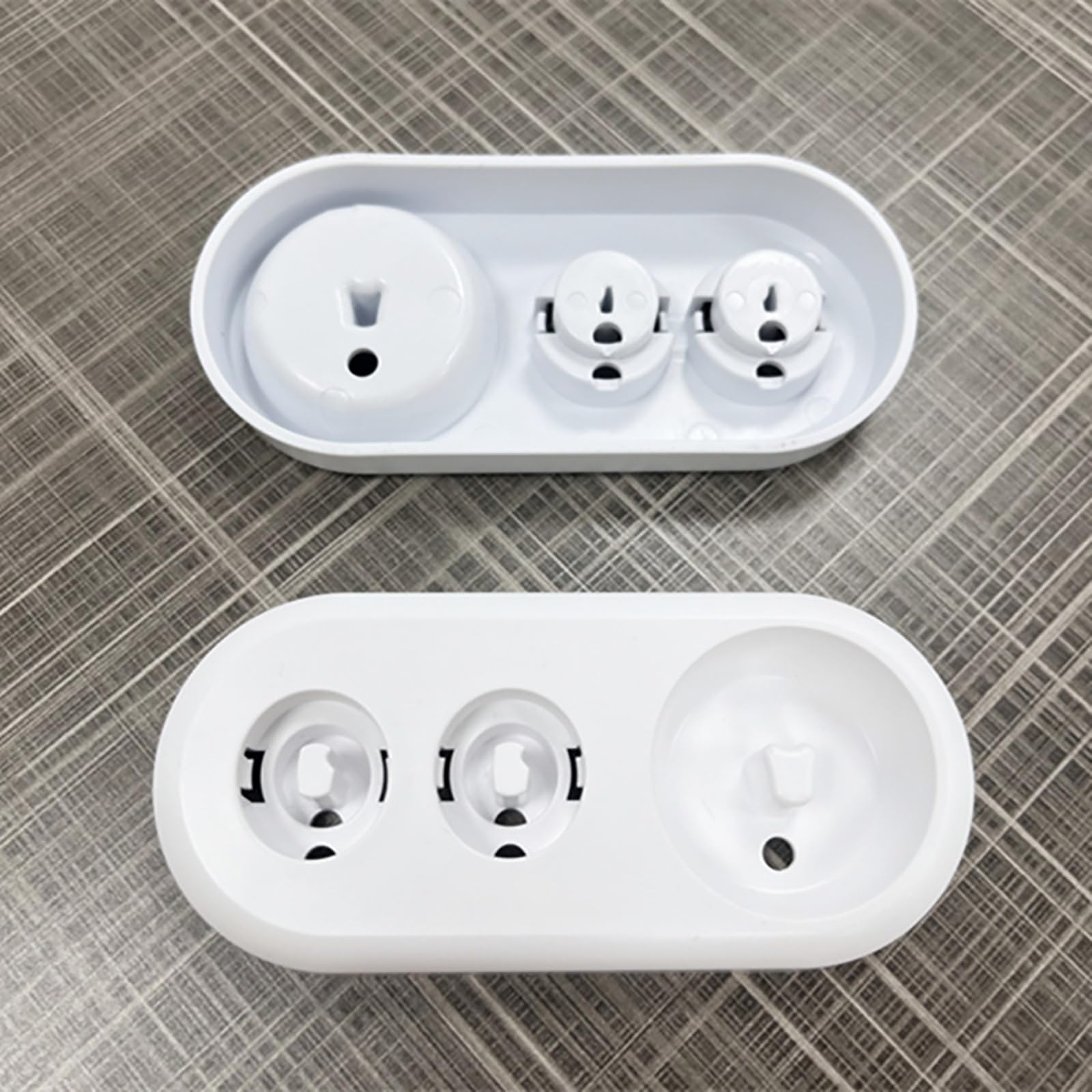 Electric Toothbrush Holder,2 Pcs Toothbrush Holder Toothbrush Stand for Replacement Stand Base Compatible with 2 Toothbrush Heads Toothbrush