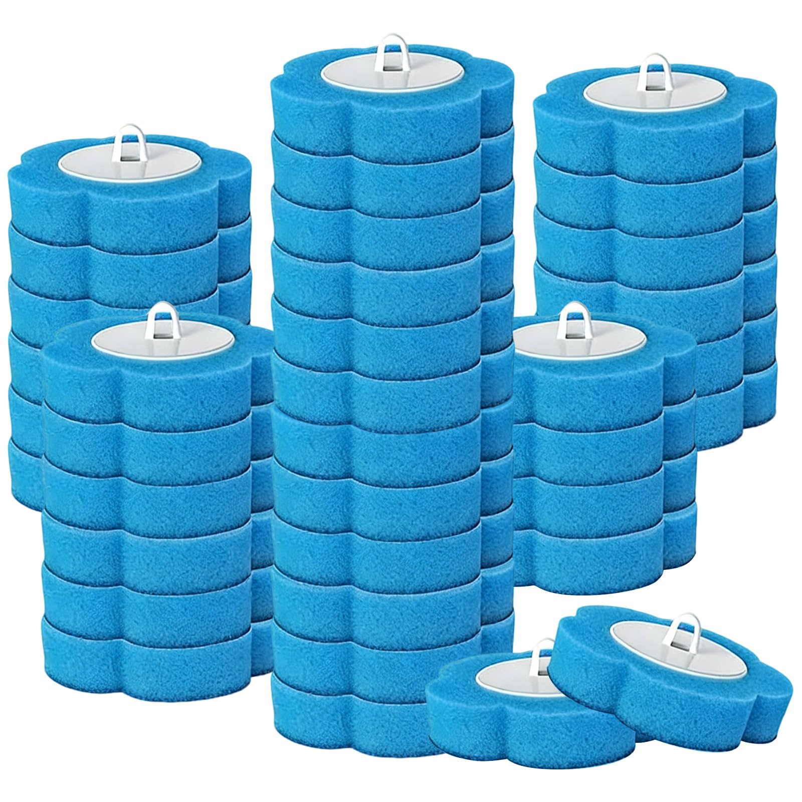 36 Pcs Disposable Toilet Brush Replacement Head, Toilet Wand Disposable Refill Heads