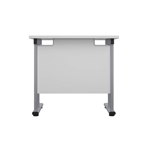 Office Hippo Heavy Duty Rectangular Cantilever Office Desk, Home Office Desk, Office Table, Integrated Cable Ports, PC Desk For Office or Home