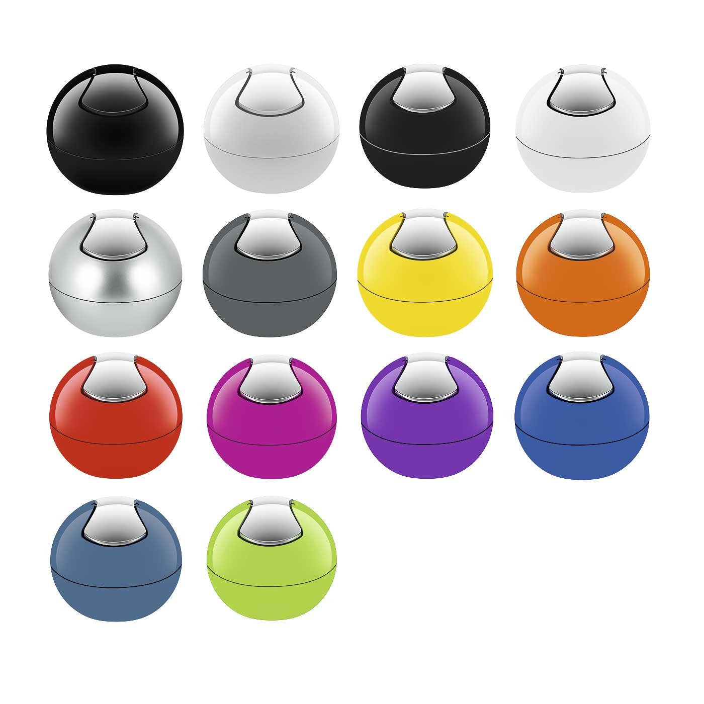 SPIRELLA Bowl 10.15112 Rubbish Bin Shiny Kiwi