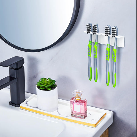 YAYINLI Electric Toothbrush Head Holder, Toothbrush Holder Wall Mounted Non Screw, Anti-Rust Toothbrush Holders for Bathroom