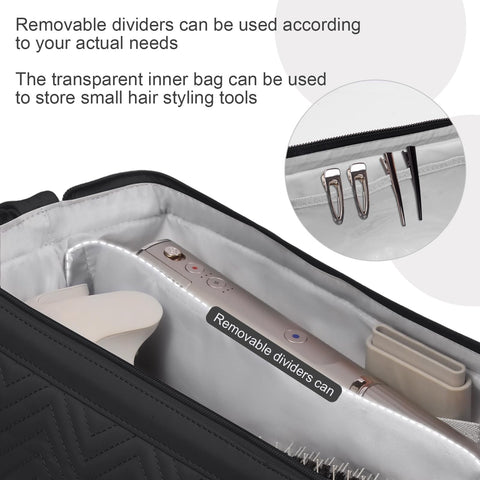 GENCAN Travel Case Compatible with Shark Flexstyle Black