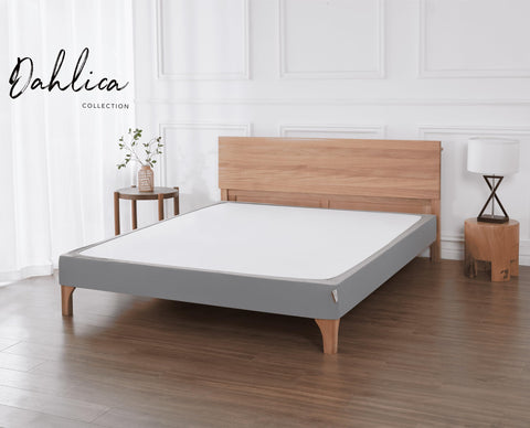 Bed Base Cover 180 x 200 cm White – Soft and Stretchy Fabric – Impeccable Look – Easy to Install