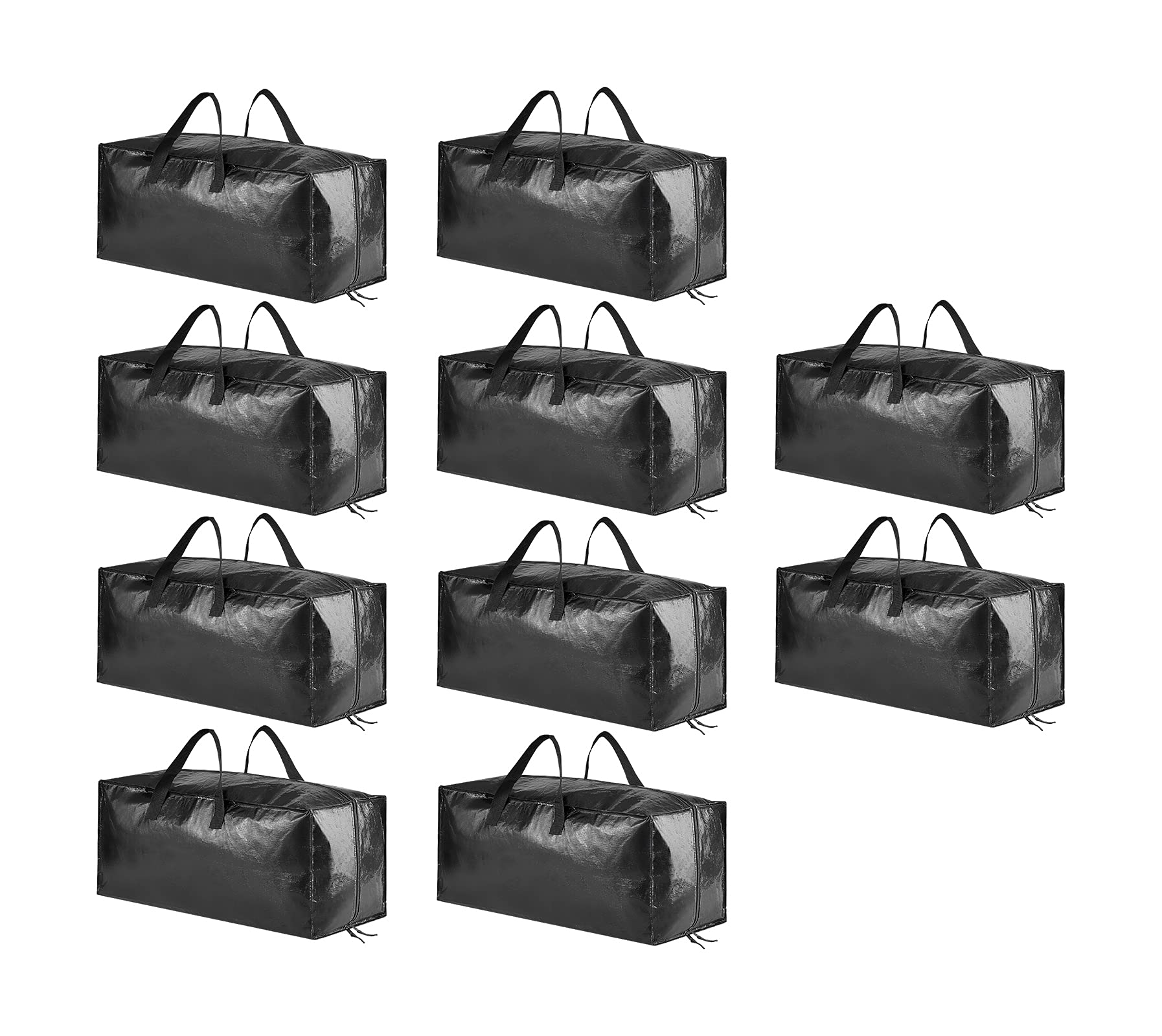 SpaceAid Heavy Duty Moving Bags, Extra Large Storage Totes W/Backpack Straps Strong Handles & Zippers, Alternative to Moving Boxes