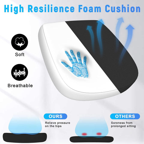 naspaluro Office Chair Ergonomic Desk with 90° Flip-up Armrest Lumbar Support, Height Adjustable Chair
