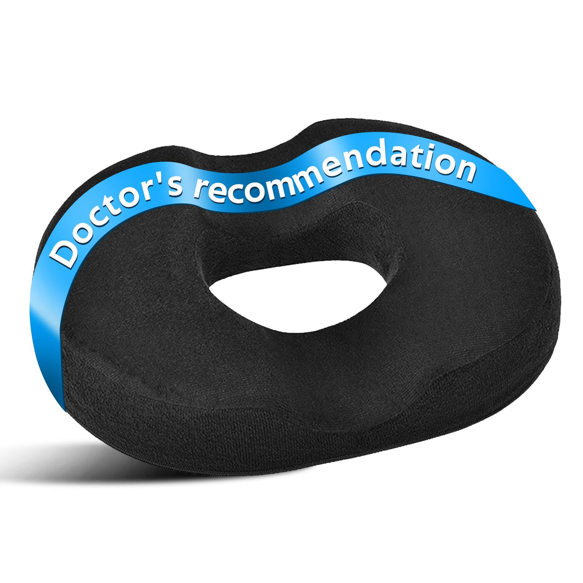 Donut Cushion for Hemorrhoids & Postpartum Recovery - Memory Foam Coccyx Cushion for Tailbone Pain Relief, Orthopedic Seat Cushion for Office Chair