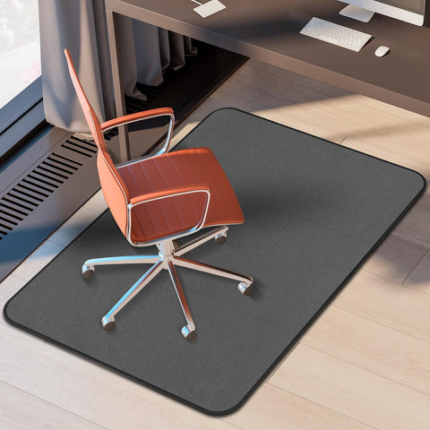 K KERNOWO Office Chair Mat for Carpet and Hardwood Floors, 47x35'' Corduroy Carpet Protector Chair Mat for Home & Office