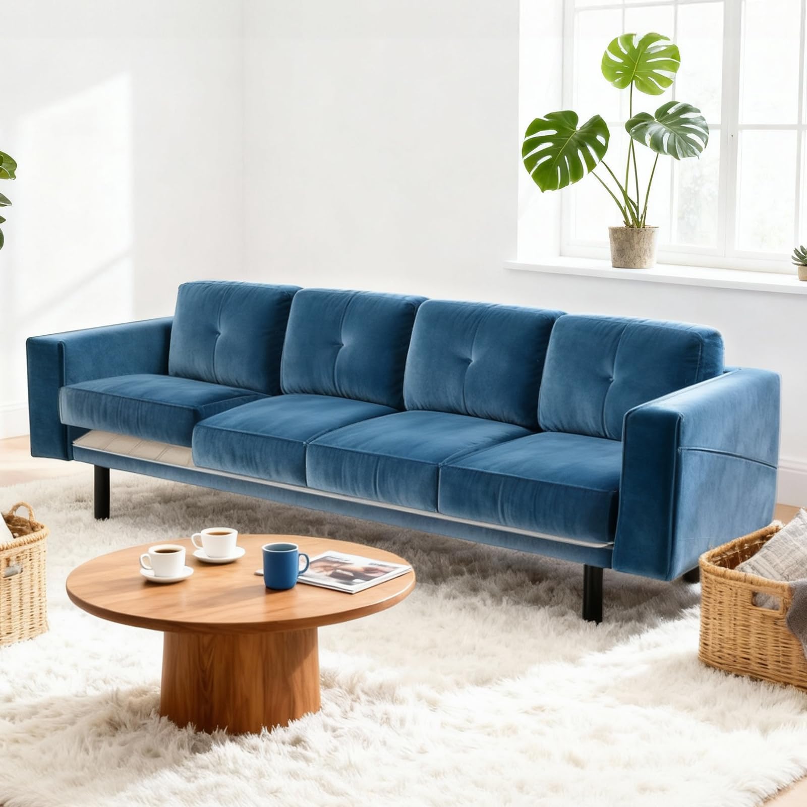 VERONLY Couch Cushion Support for Sagging Seat - (60x205CM) Wooden Sofa Support Strengthener Boards for Extra Large 3 Seater