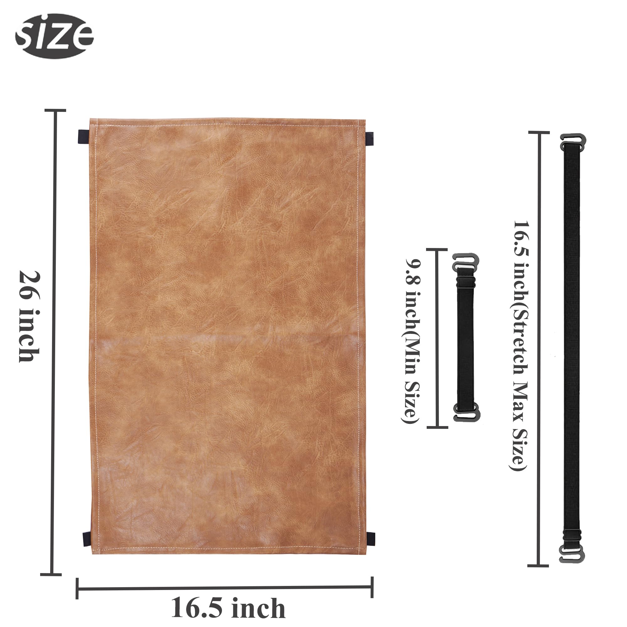 Mtzmy Recliner Headrest Protector,Non Slip Waterproof Headrest Cover,Leather Recliner Headrest Cover for Sofa,Furniture,Living Room,Office
