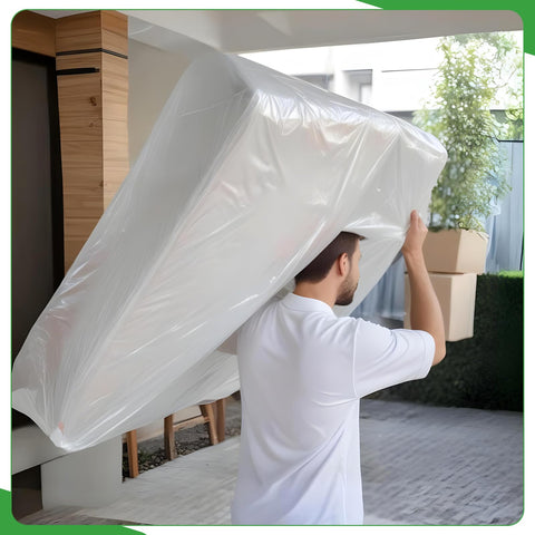 Dntorx Single Mattress Cover for Moving, Mattress Bags for Moving