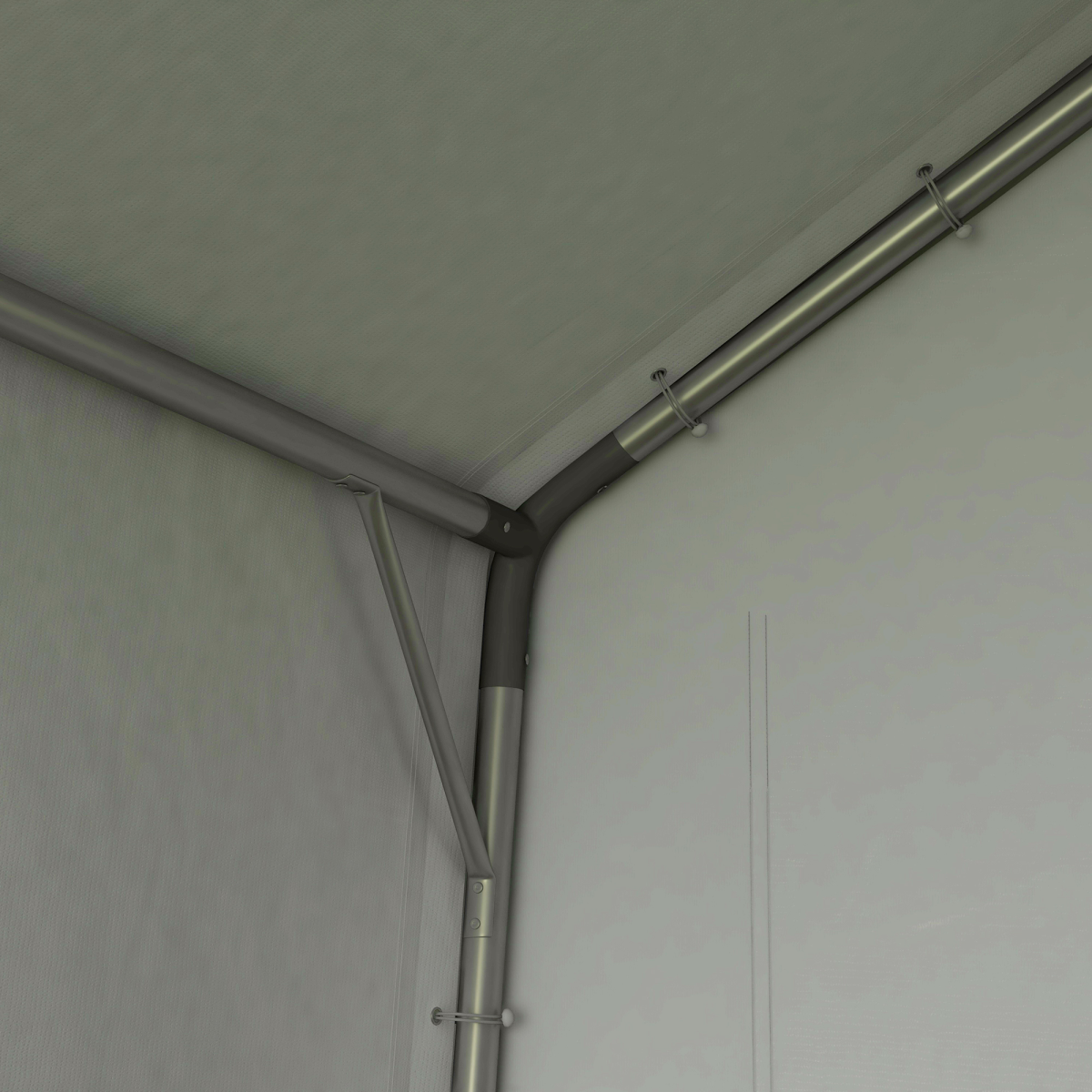 Outsunny 3 x 3(m) Garden Storage Shed, Waterproof and Heavy Duty Portable Shed