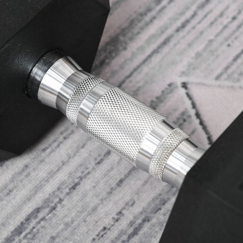 20KG Single Rubber Hex Dumbbell Portable Hand Weights Dumbbell Home Gym HOMCOM