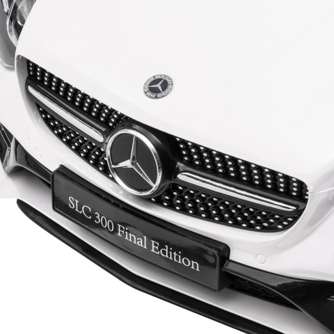 Benz 12V Kids Electric Ride On Car W/ Remote Control Music White