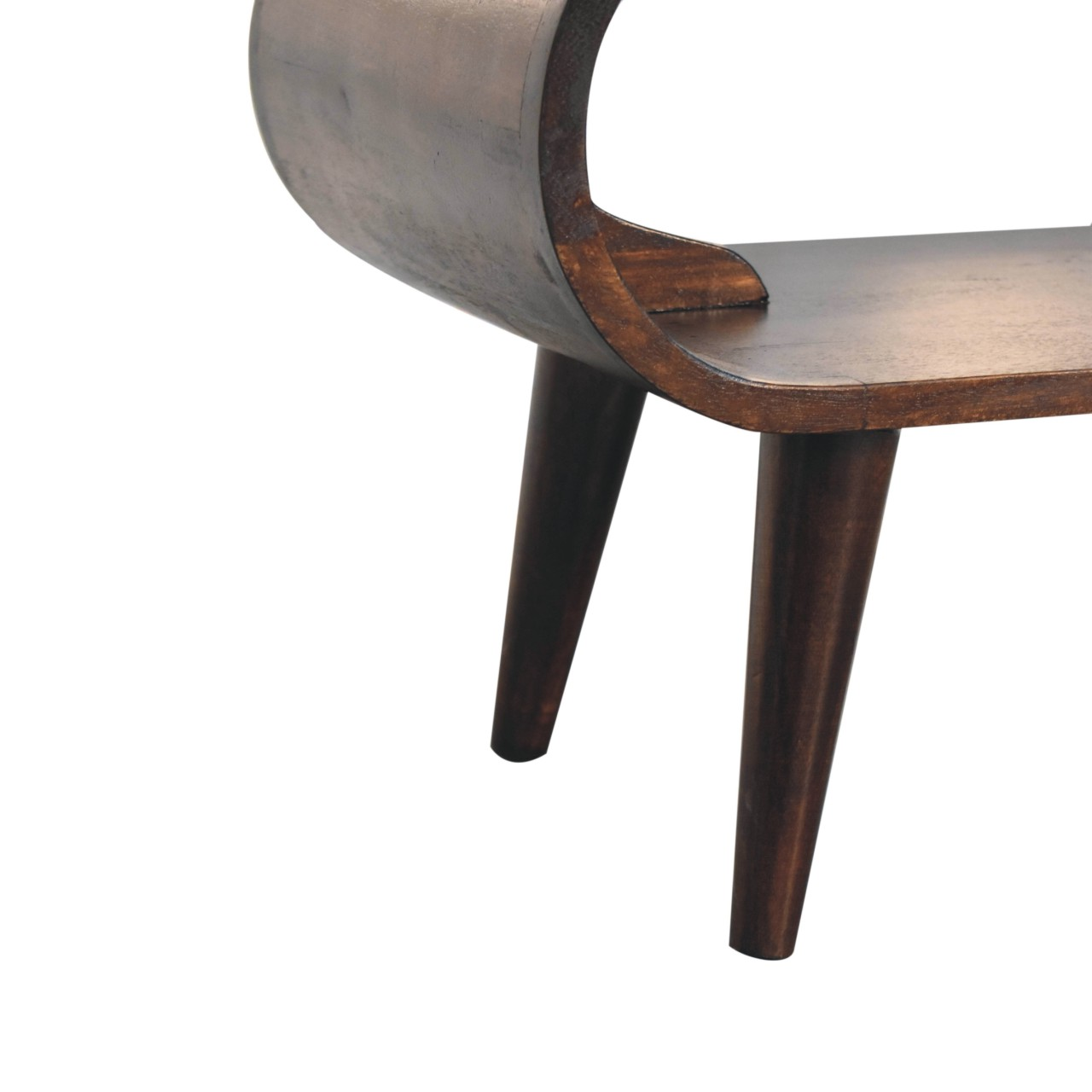Artisan Furniture Solid Wood Amaya Light Walnut Coffee Table, Brown