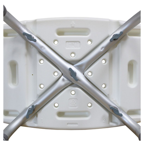 1.35MM Simple Bath Chair White