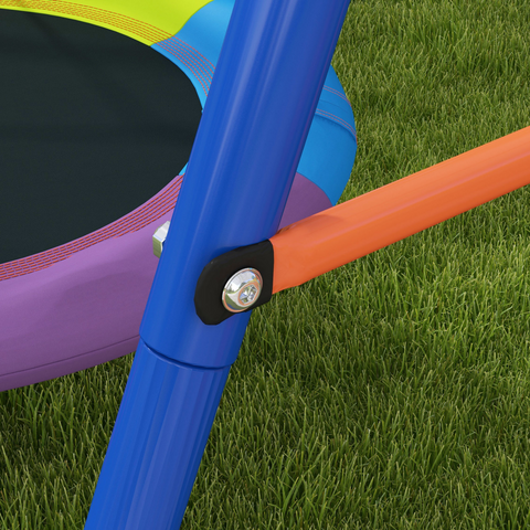 Outsunny Kids Swing Nest Swing Seat with A-Frame Structure for Outdoor Use