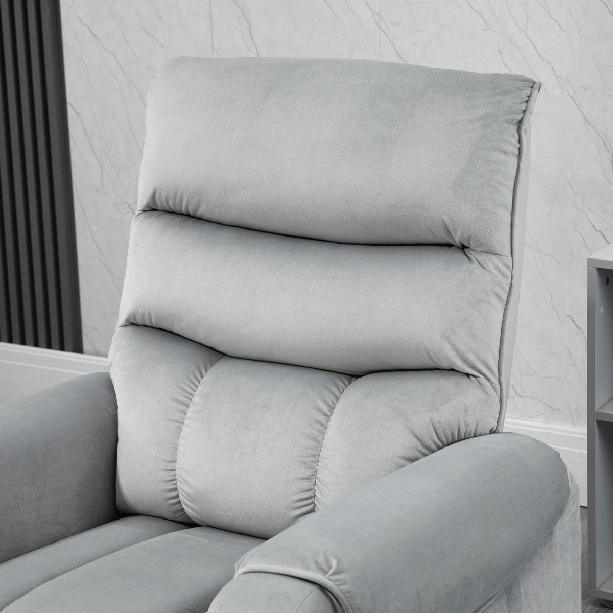 HOMCOM Power Lift Chair, Rise and Recliner Chair with Remote Control, Grey