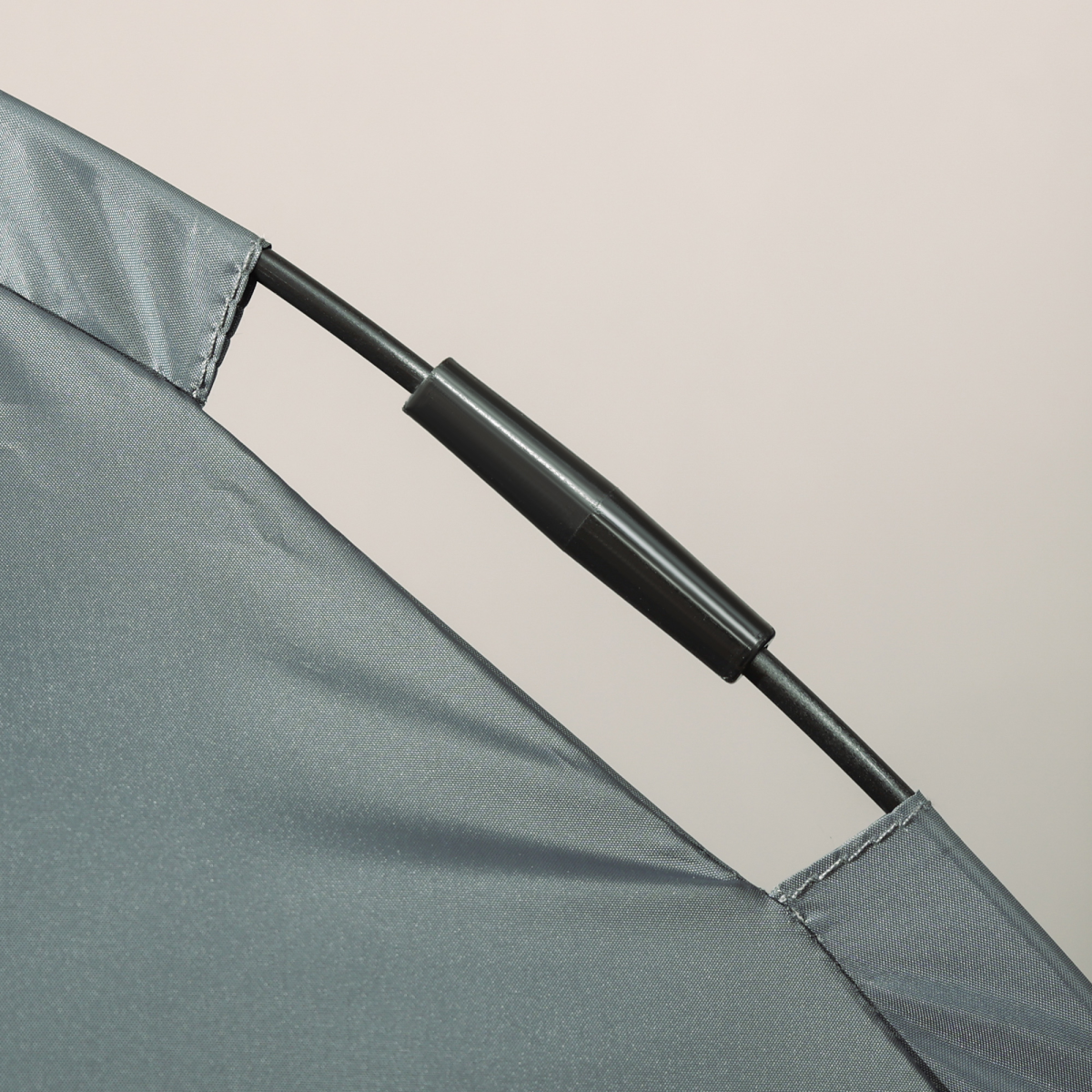 76 cm Elevated Dog Bed Cooling Raised Pet Cot UV Protection Canopy Grey Pawhut