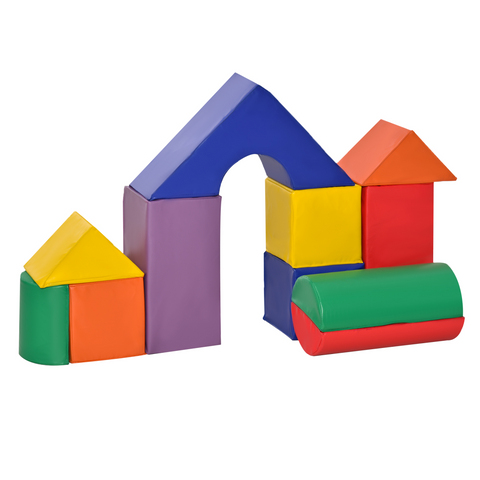11 Pcs Kids Soft Foam Puzzle Play Blocks Set Learning Toddler Activity Fun Toy
