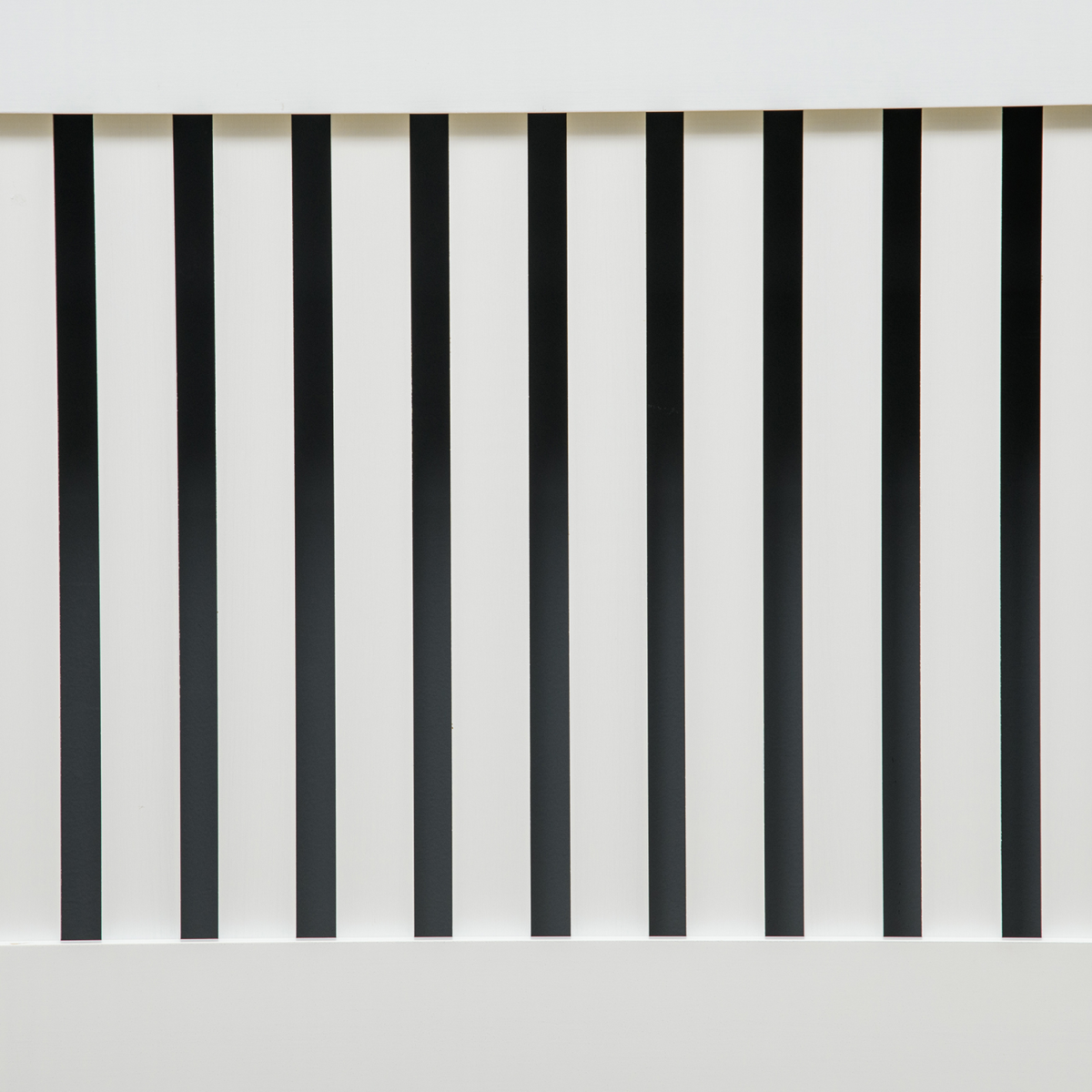 HOMCOM Radiator Cover Painted Slatted MDF Cabinet Lined Grill 172x19x81.5cm