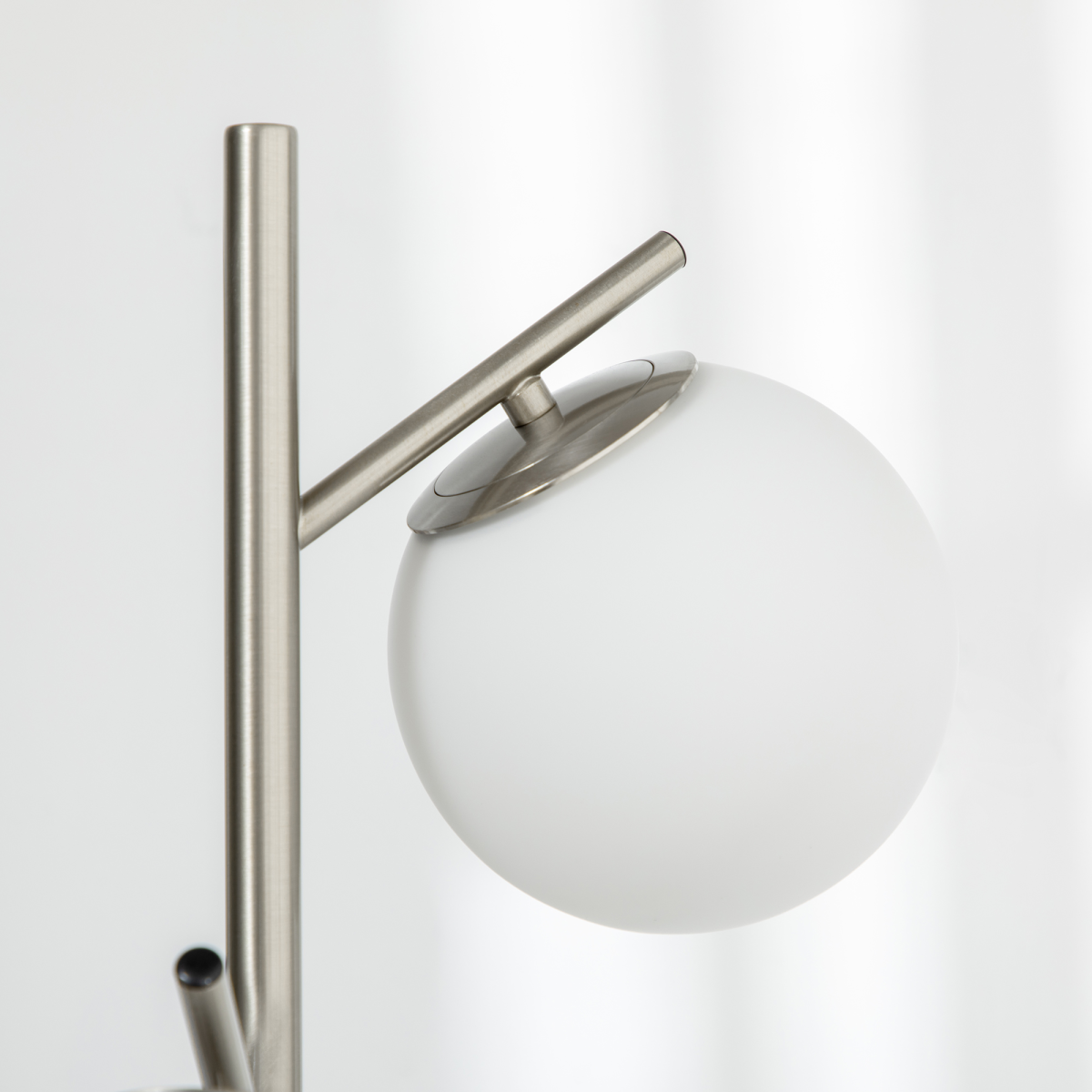 Modern Floor Lamp for Living Room Bedroom, 3 Light Tree Standing Lamp, Silver