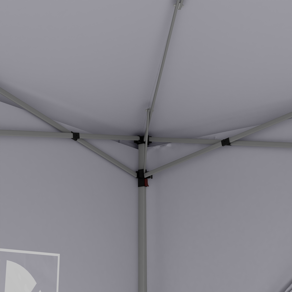 Outsunny 3mx3m Pop Up Gazebo Party Tent Canopy Marquee with Storage Bag White