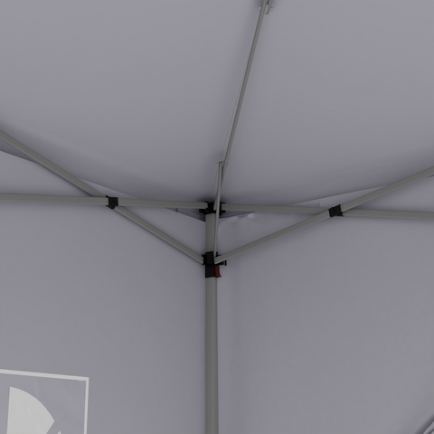 Outsunny 3mx3m Pop Up Gazebo Party Tent Canopy Marquee with Storage Bag White
