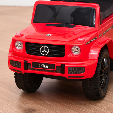 Benz G350 Ride-on Sliding Car Floor Slider Stroller Kids Vehicle, Red HOMCOM