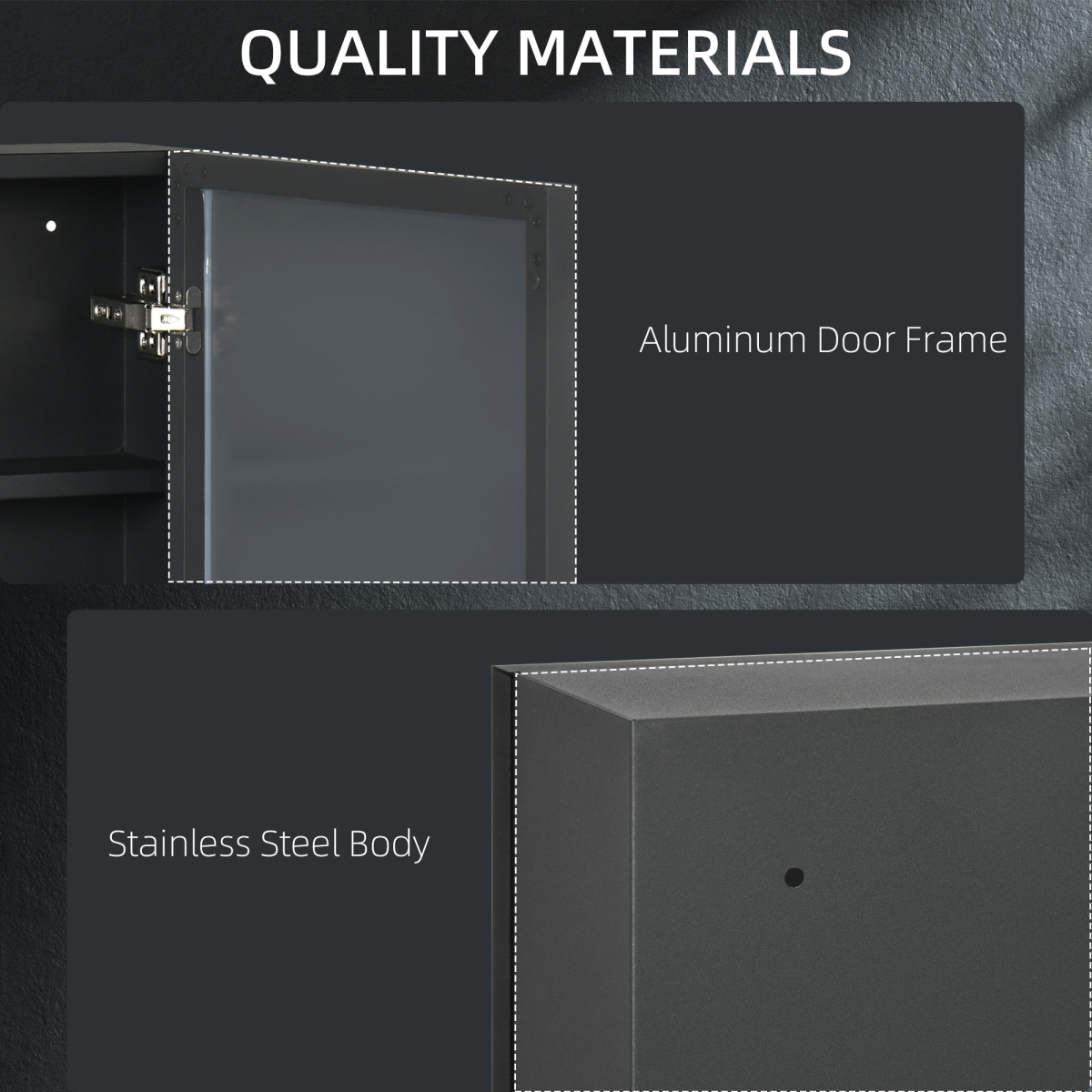 Bathroom Cabinet with Mirror ( Amazon Shipping)（Prohibited by WalMart）