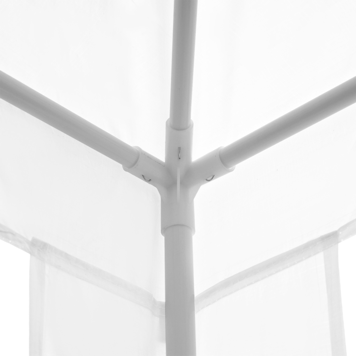 Garden Gazebo Marquee Party Tent Wedding Canopy Patio White 2.7 x 2.7m