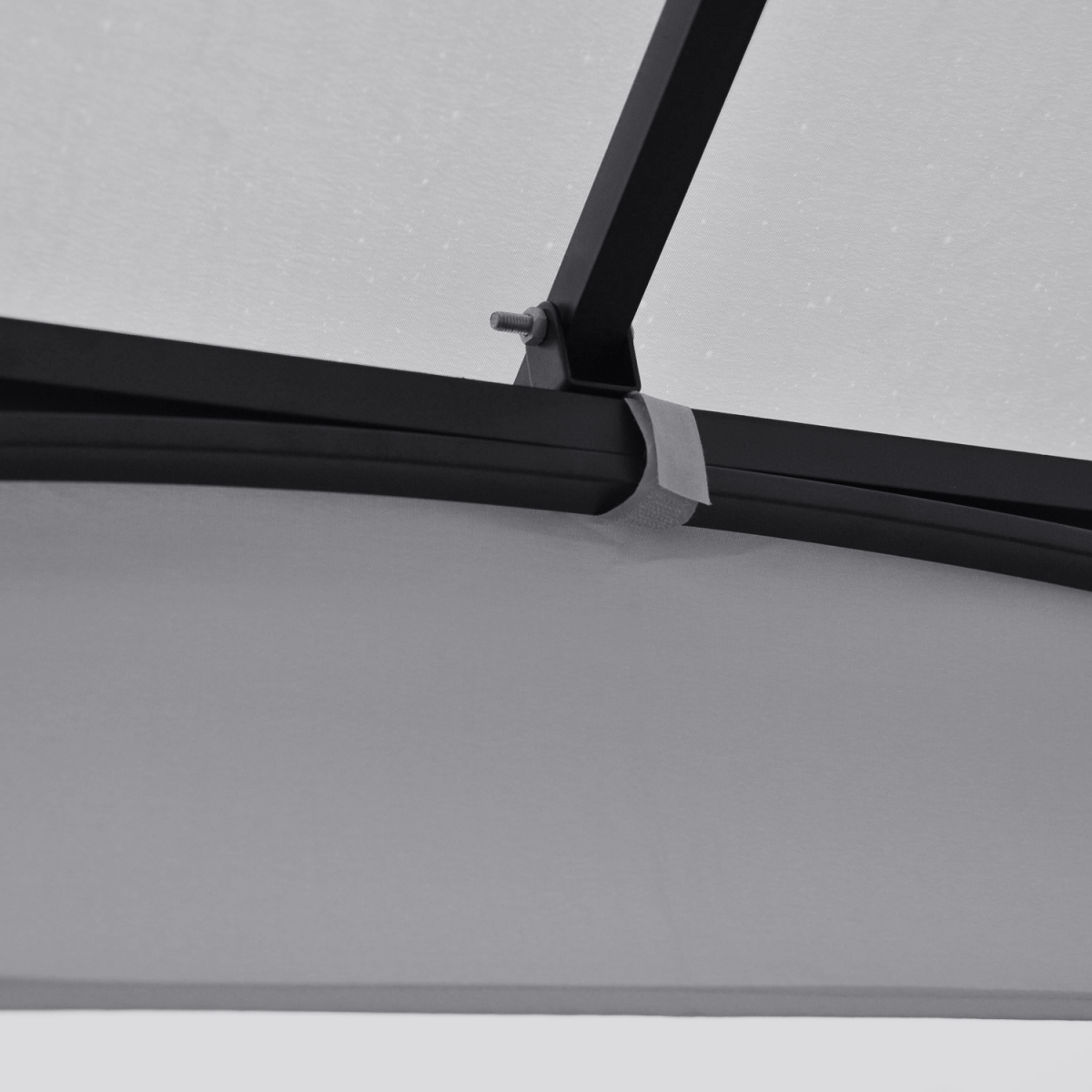 Gazebo Party Tent Canopy Sun Shade for Patio Garden Light Grey 3x3(m) Outsunny