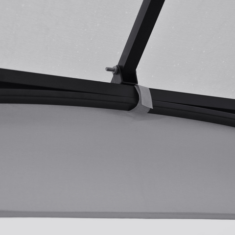 Gazebo Party Tent Canopy Sun Shade for Patio Garden Light Grey 3x3(m) Outsunny