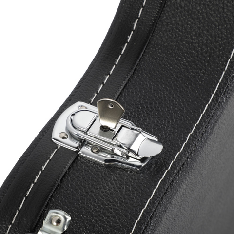 【Replace 2484535】ST High Grade Electric Guitar Hard Case Microgroove Flat Surface Straight Flange Black